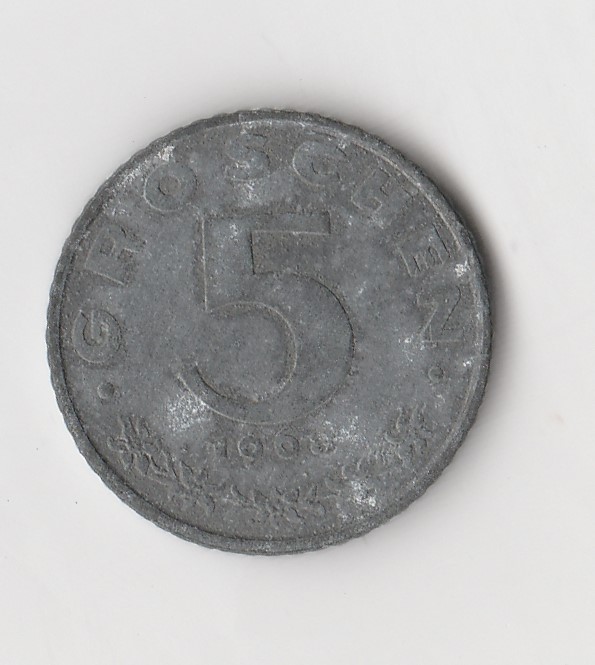 5 Groschen Österreich 1968 ( M524)