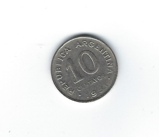  Argentinien 10 Centavos 1951   