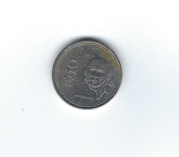  Mexiko 10 Pesos 1986   