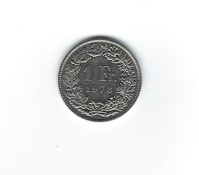  Schweiz 1 Franken 1978   