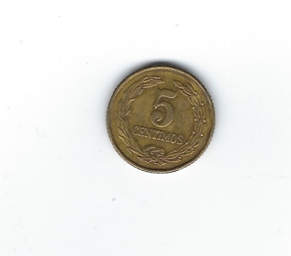  Paraguay 5 Centimos 1947   