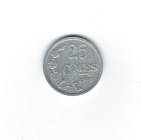  Luxemburg 25 Centimes 1960   