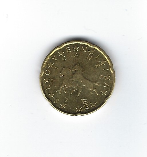  Slowenien 20 Cent 1997   