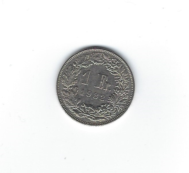  Schweiz 1 Franken 1982   