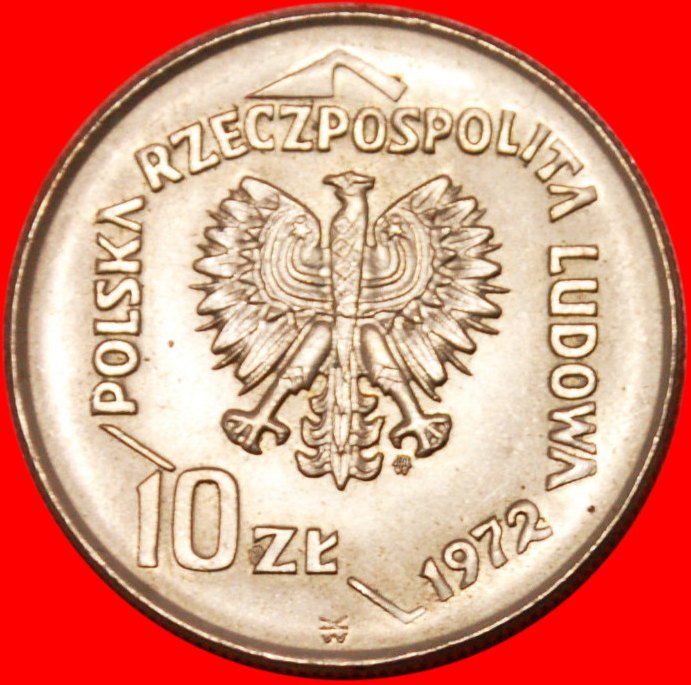  * SEEHAFEN GDINGEN★ POLEN ★ 10 ZLOTY 1972! STG! OHNE VORBEHALT!   