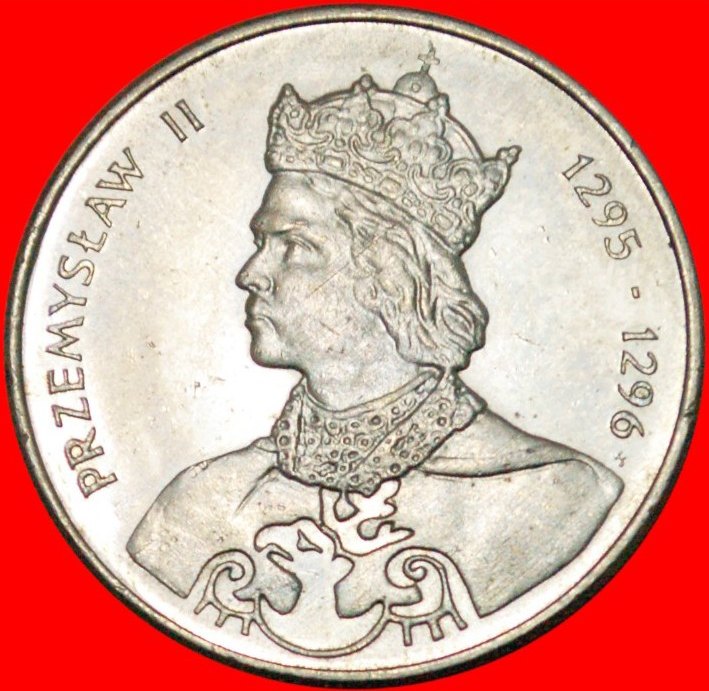 * KÖNIGSERIE: POLEN ★ 100 ZLOTY 1985! Przemyslaw II. (1295 - 1296) OHNE VORBEHALT!