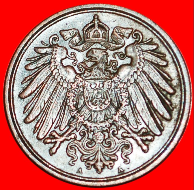  * NEW EAGLE: GERMANY 1 PFENNIG 1896A! LOW START★ NO RESERVE!   