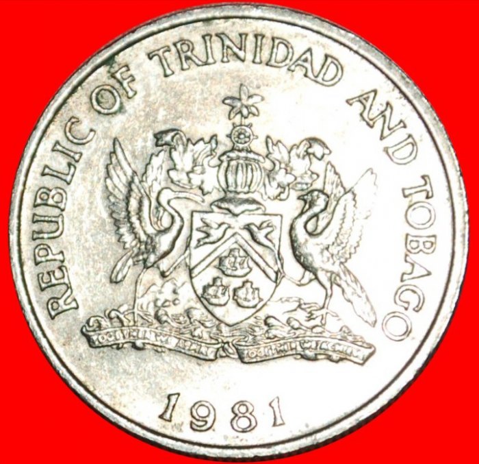  • 3 SCHIFFE: TRINIDAD UND TOBAGO ★ 25 CENTS 1981! OHNE VORBEHALT!   