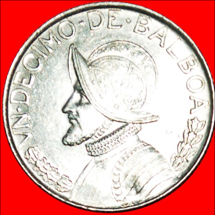 • GREAT BRITAIN: PANAMA ★ 1/10 BALBOA 1966 MINT LUSTER! LOW START ★ NO RESERVE!