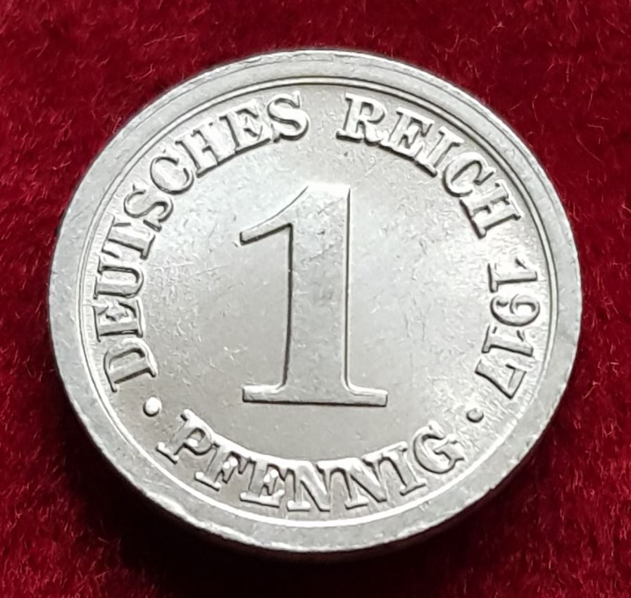 7361(14) 1 Pfennig (Kaiserreich) 1917/D in UNC/PRFR!! ............................. von Berlin_coins