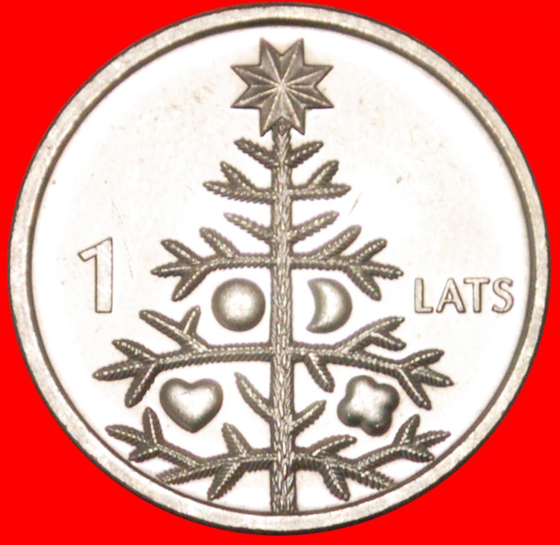  • GERMANY: latvia (ex. USSR, russia) ★ 1 LAT 2009 MINT LUSTER! LOW START ★ NO RESERVE!   