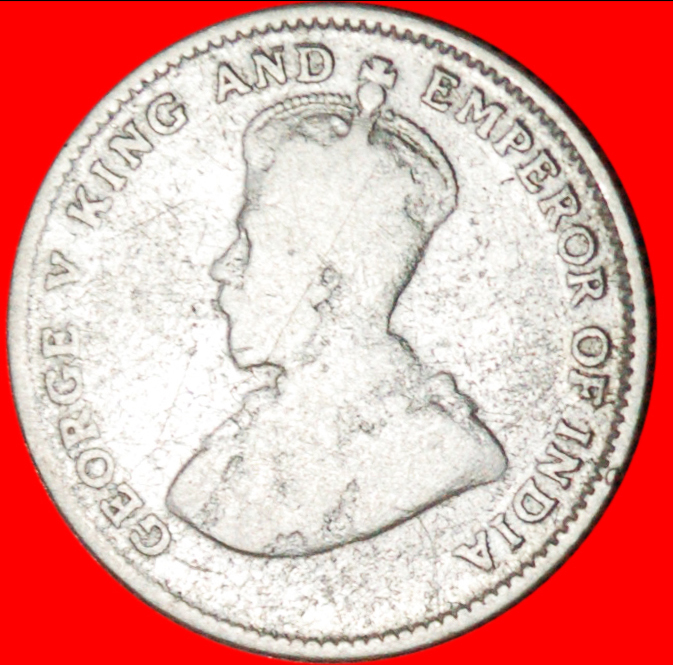  * SILBER (1916-1927): STRAITS SETTLEMENTS★  10 CENTS 1926! GEORG V. (1911-1936)! OHNE VORBEHALT!   