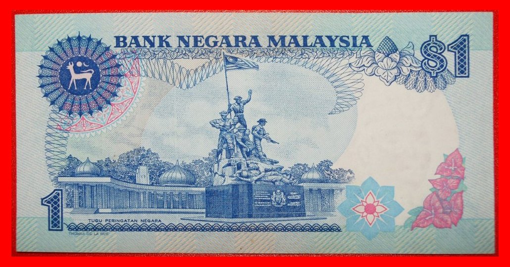  * DENKMAL: MALAYSIA ★1 RINGGIT (1986) KNACKIG! OHNE VORBEHALT!   