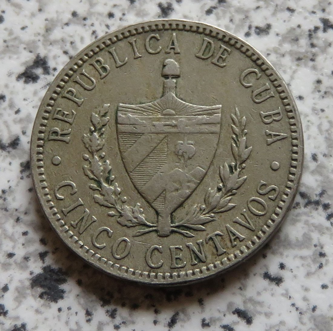  Cuba 5 Centavos 1920   