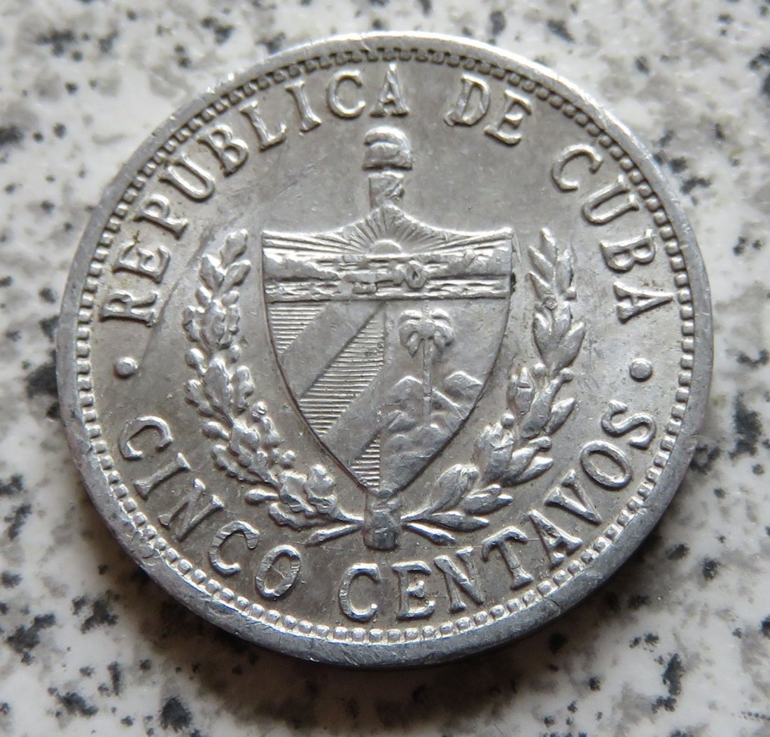  Cuba 5 Centavos 1963   