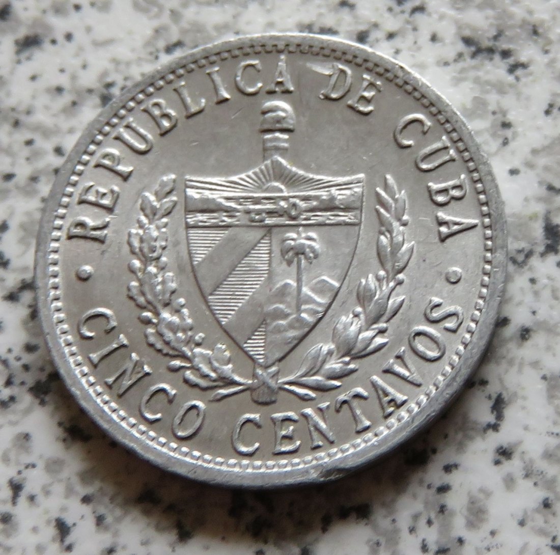  Cuba 5 Centavos 1968   