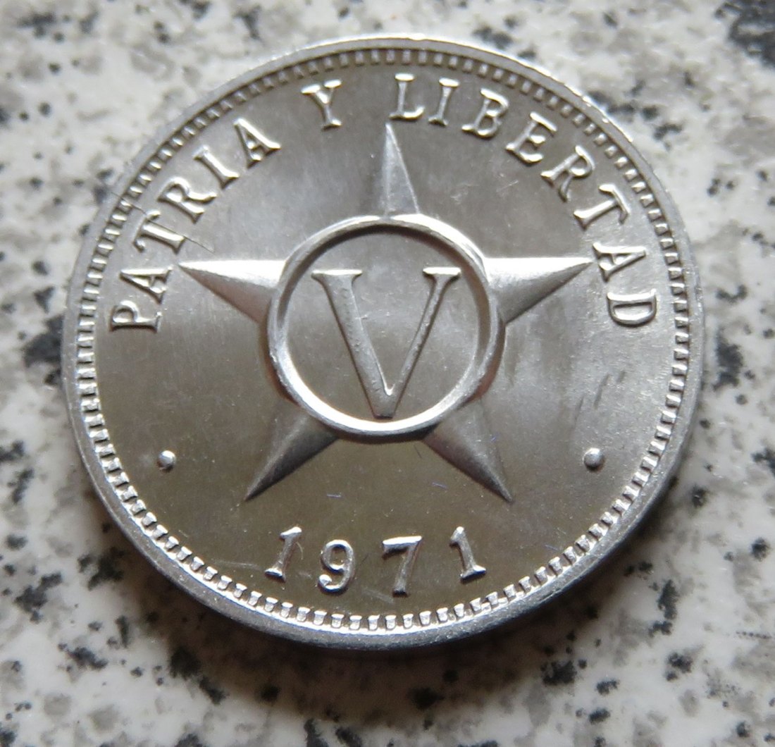  Cuba 5 Centavos 1971 (2)   