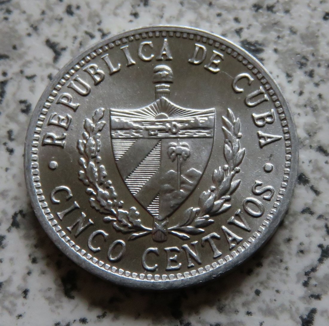  Cuba 5 Centavos 1972   