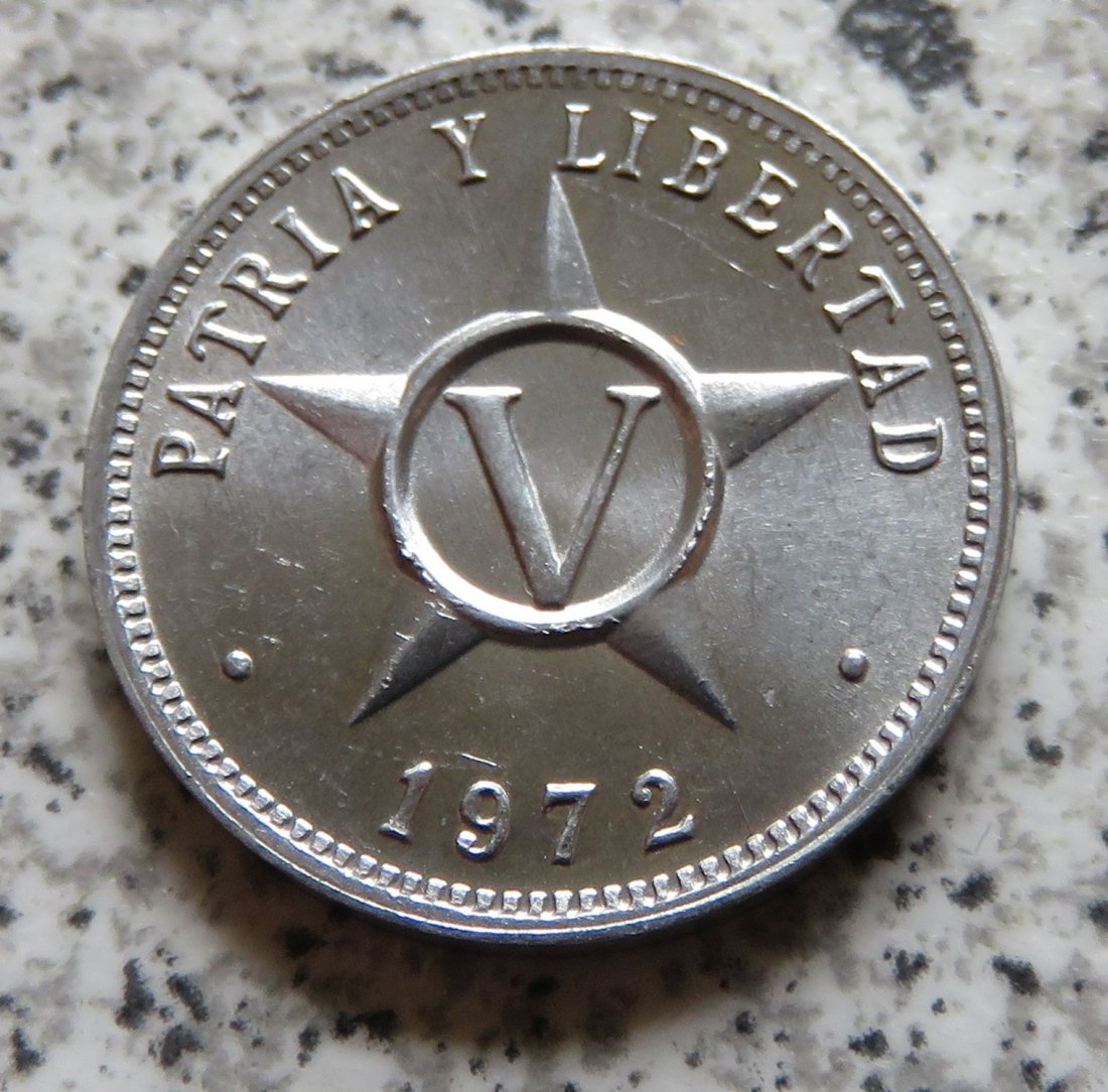 Cuba 5 Centavos 1972 (2)   