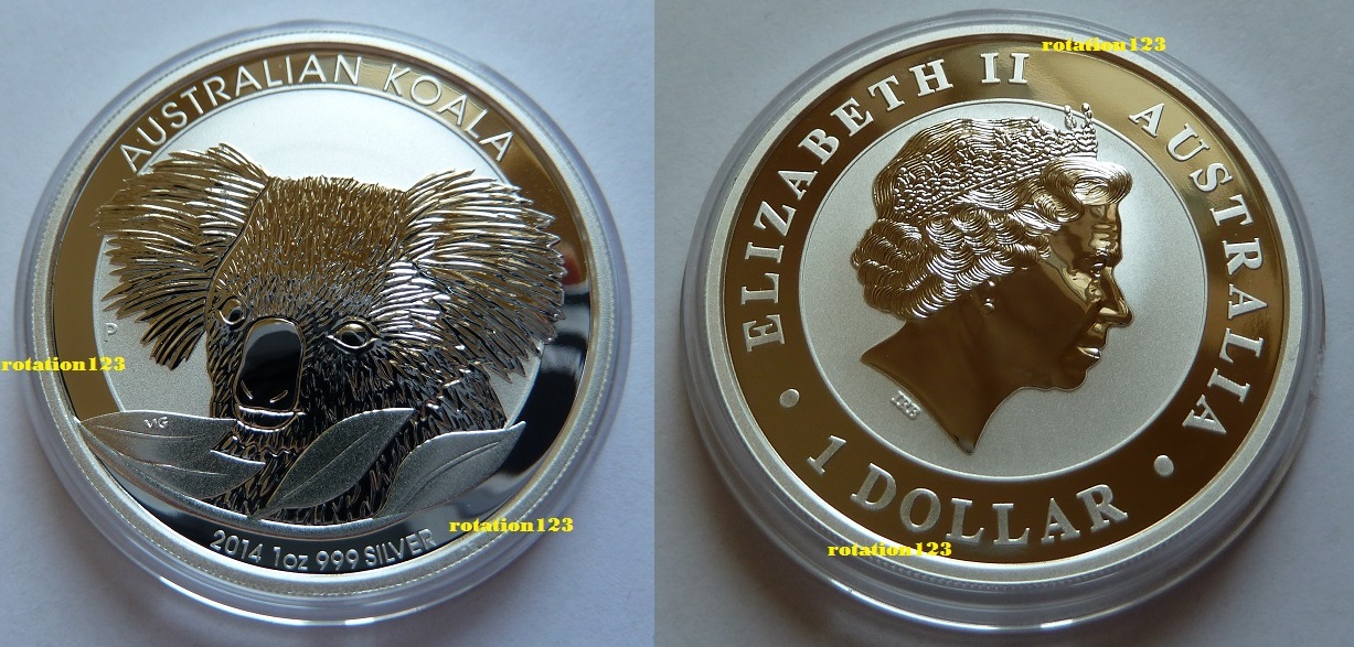  Australien Koala 2014 / 1 Oz .999 Silber   