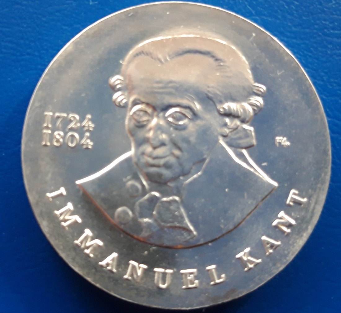 DDR Imanuel Kant 20 Mark 1974 stgl.