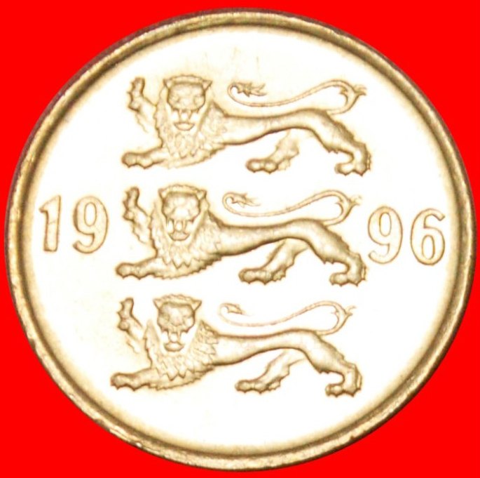  • LIONS: estonia (ex. the USSR, russia) ★ 20 CENTS 1996! LOW START ★ NO RESERVE!   