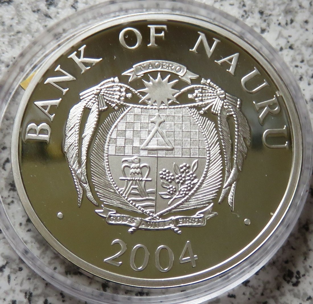  Nauru 10 Dollar 2004   