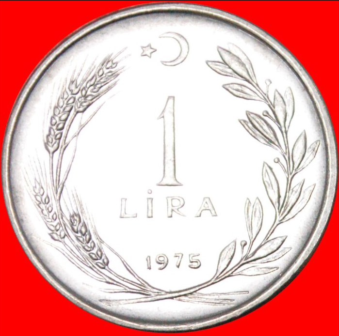  • ATATÜRK (1923-1938): TÜRKEI ★ 1 LIRA 1975! OHNE VORBEHALT!   