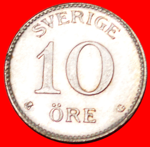  * SILBER★ SCHWEDEN★ 10 OERE 1941! KRIEGSZEIT (1939-1945) Gustaf V. (1907-1950) OHNE VORBEHALT!   