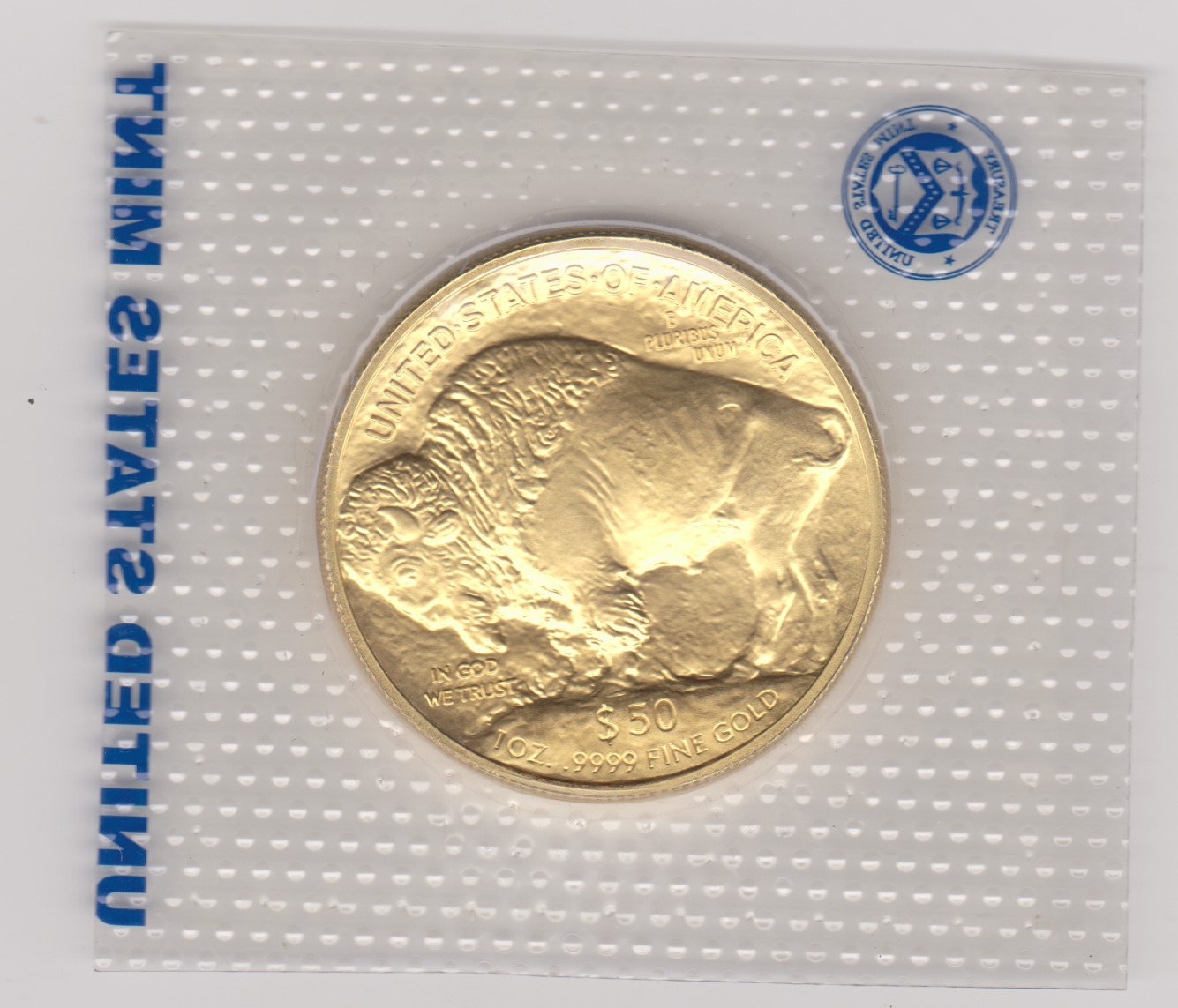  USA 50$ - GOLD BUFFALO 2013- 1 oz Gold 9999- in Original-Folie (Blister). NEU.   