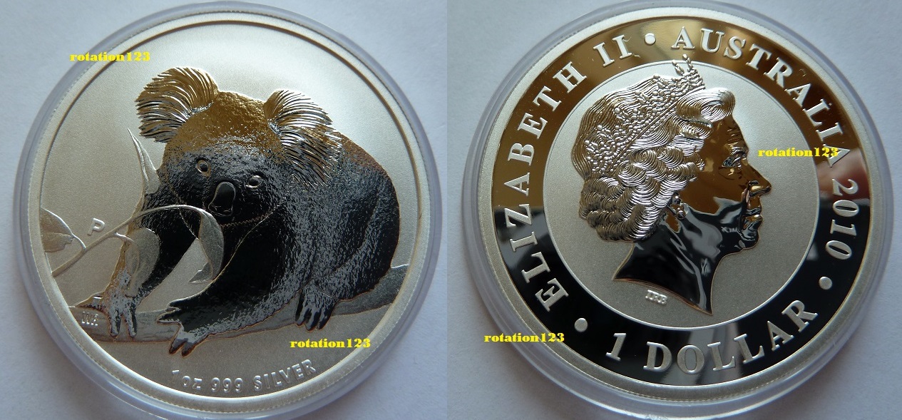  Australien Koala 2010 / 1 Oz .999 Silber   