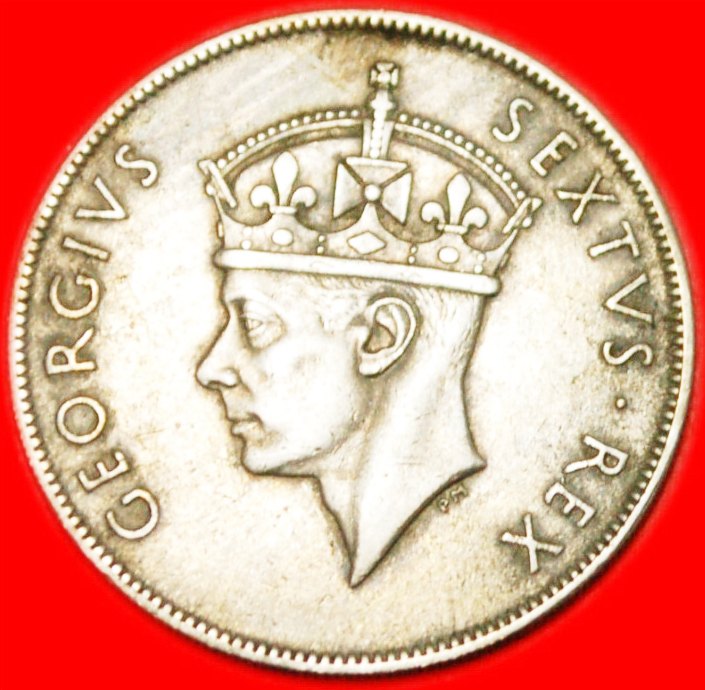  Ⰶ GREAT BRITAIN LION★ EAST AFRICA 1 SHILLING 1952! George VI (1937-1952) LOW START★ NO RESERVE!   