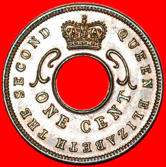 Ⰶ GREAT BRITAIN HOLE: EAST AFRICA ★ 1 CENT 1955 UNC! ELIZABETH II (1953-2022) LOW START★ NO RESERVE!