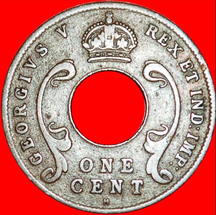  • GREAT BRITAIN HOLE: EAST AFRICA ★ 1 CENT 1922H! George V (1911-1936) LOW START★ NO RESERVE!   