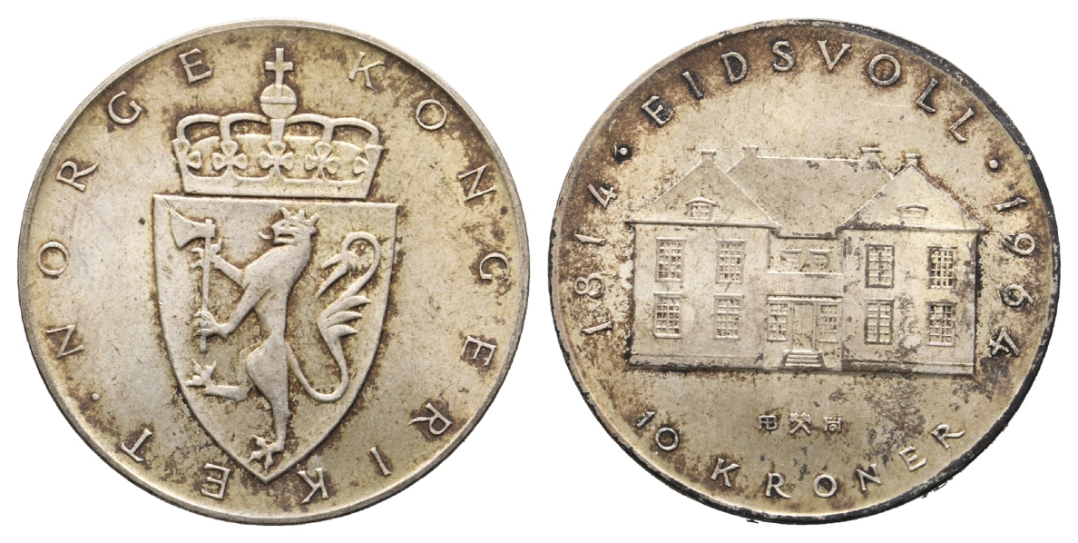  Norwegen; 10 Kronen 1964   