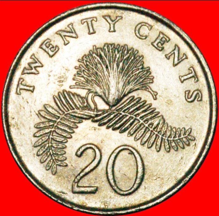  • LIONS: SINGAPORE ★ 20 CENTS 1987! LOW START ★ NO RESERVE!   