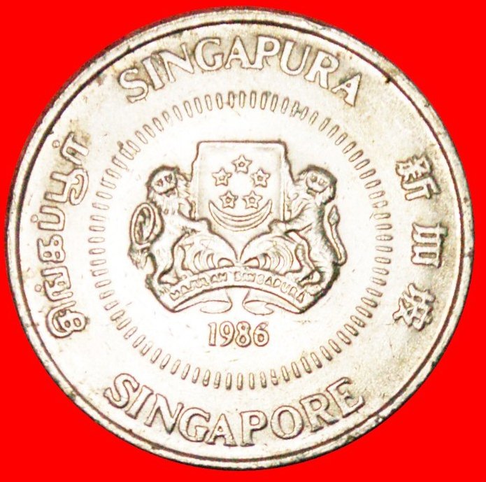 • FLOWER: SINGAPORE ★ 50 CENTS 1986! LOW START ★ NO RESERVE!