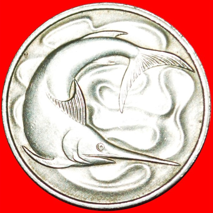 • SWORDFISH: SINGAPORE ★ 20 CENTS 1974! MINT LUSTER! LOW START ★ NO RESERVE!