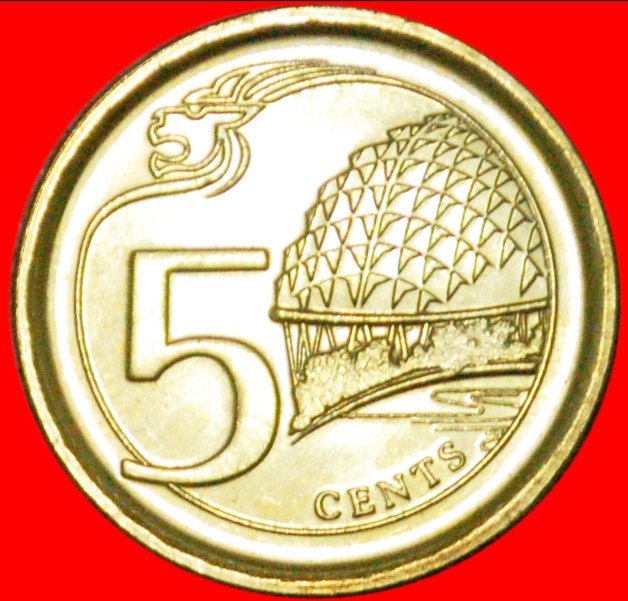 * NEW TYPE! THEATER: SINGAPORE★ 5 CENTS 2013! UNC! LOW START ★ NO RESERVE!