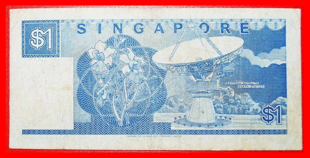  • RADIOTELESKOP: SINGAPUR ★ 1 DOLLAR (1987)! OHNE VORBEHALT!   