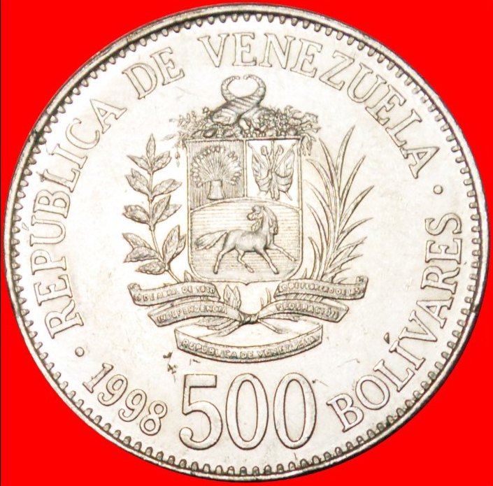 • CZECHIA AND HUNGARY: VENEZUELA ★ 500 BOLIVARES 1998 CORNUCOPIAS UNC! LOW START ★ NO RESERVE!