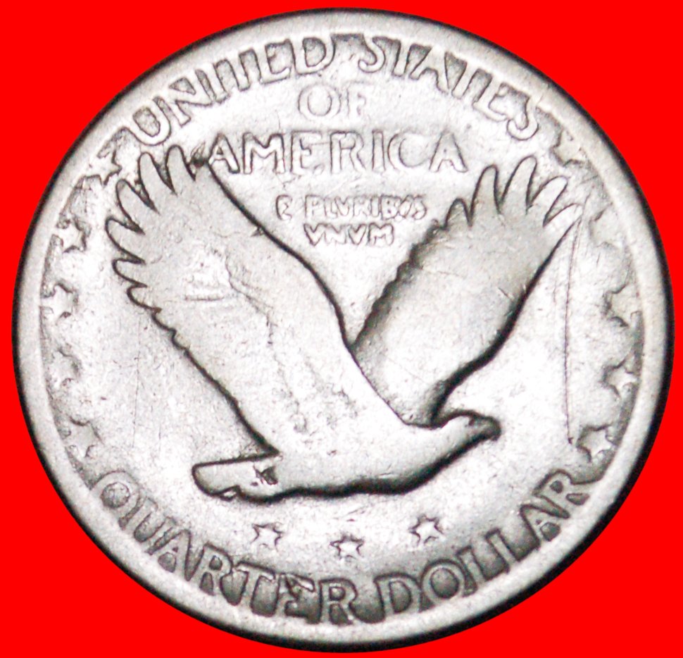  • SILBER (1917-1930): USA ★ 1/4 DOLLAR 1930 STEHENDE FREIHEIT MIT ADLER! OHNE VORBEHALT!   