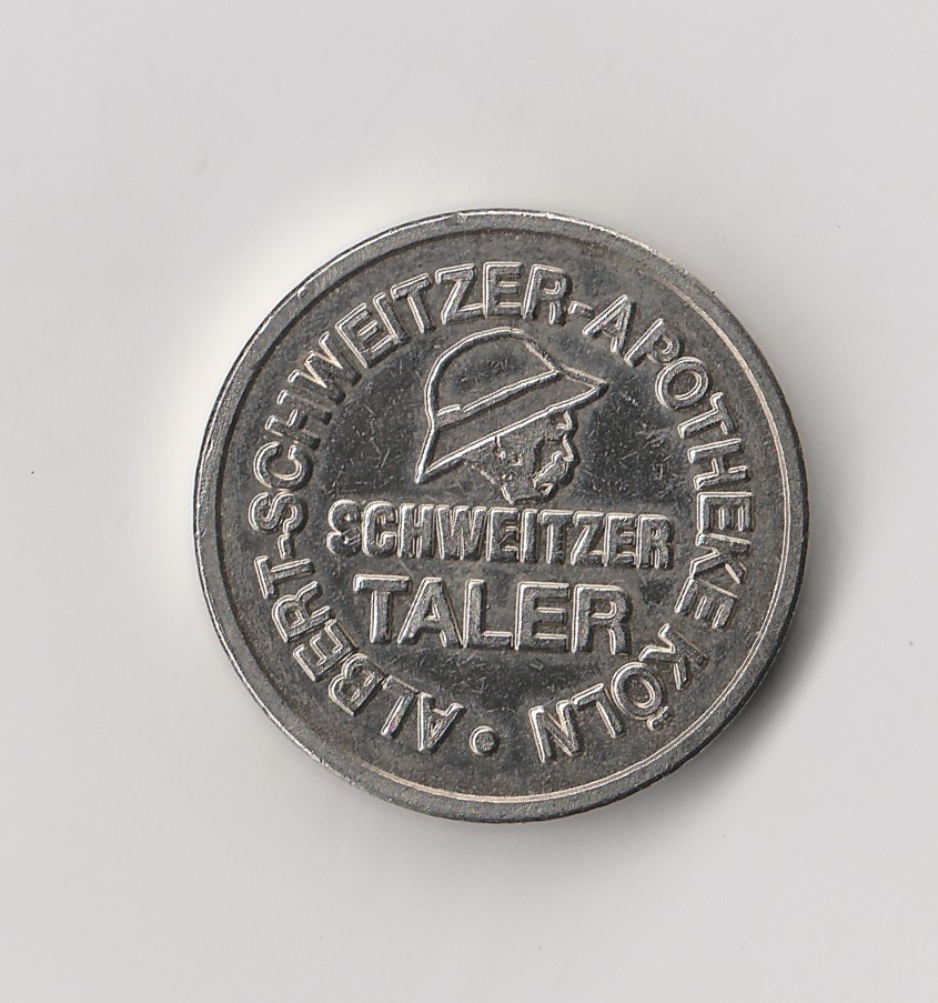  Apotheken Taler  Schweizer Taler Albert Schweizer Apotheke Köln  (M568)   