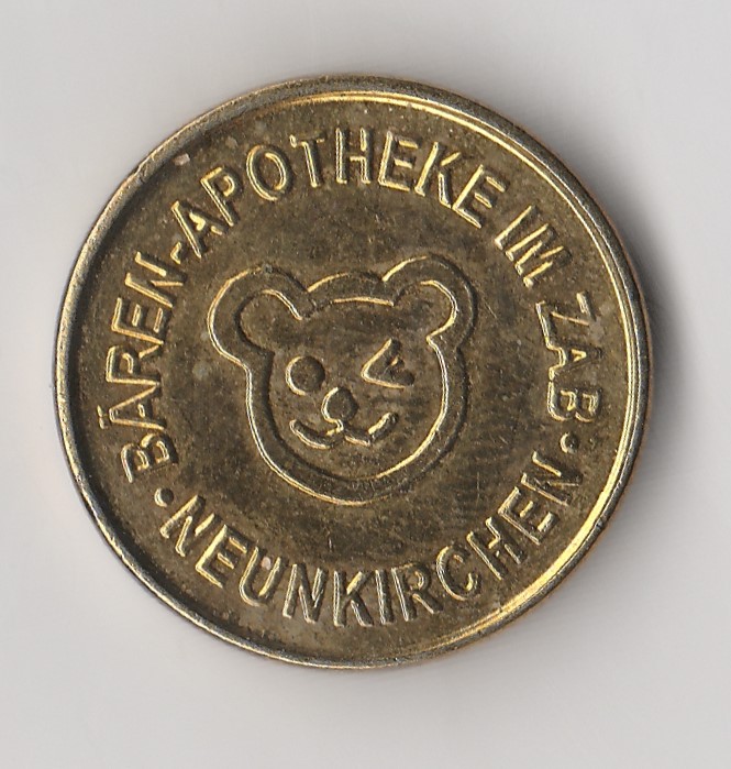  Apotheken Taler  Bertram Taler Bären - Apotheke  Neunkirchen(M572)   