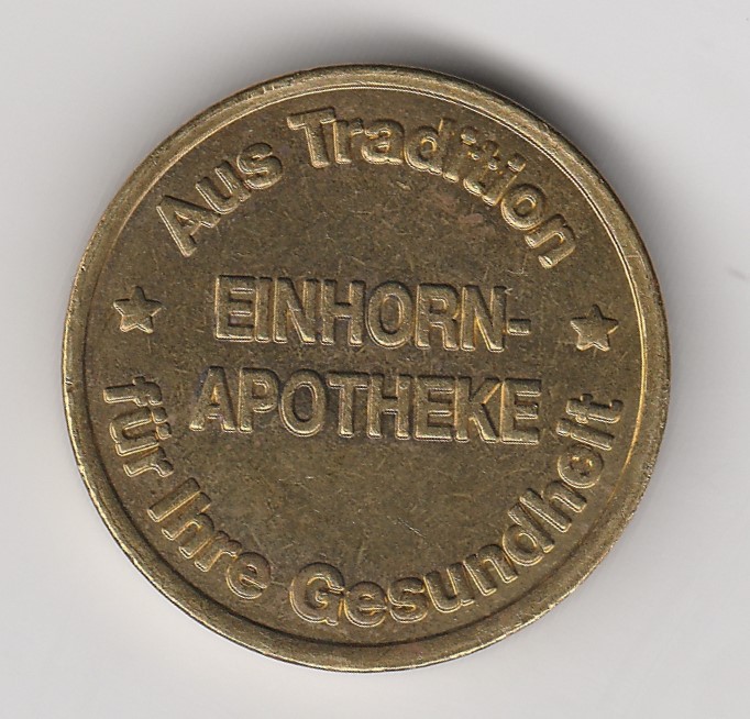  Apotheken Taler   Mülheim Taler Einhorn-Apotheke  (M586)   