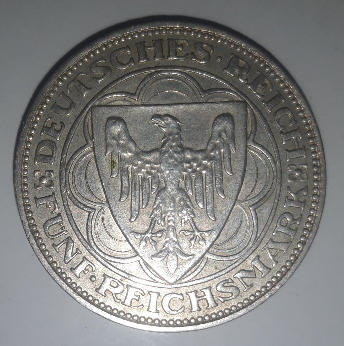 Deutschland - Weimar Bremerhaven zur 100-Jahrfeier 5 Reichmark Bremerhaven 1927 A vz