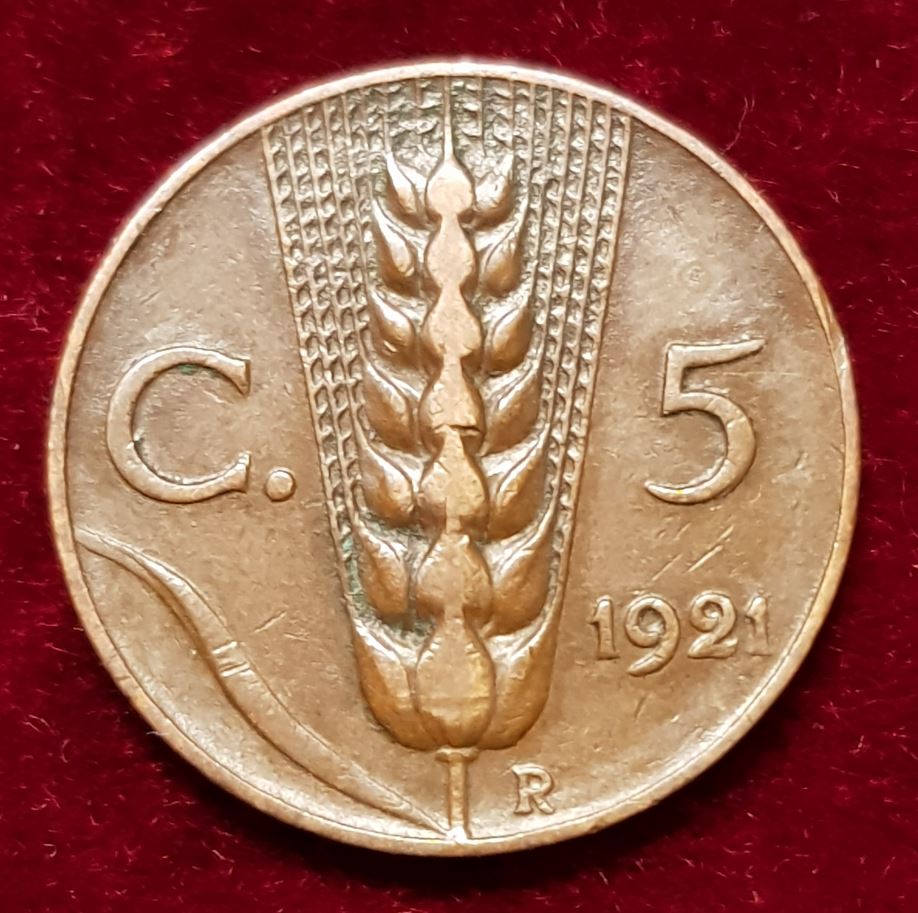  3944(3) 5 Centesimi (Italien) 1921/R in ss ........................................ von Berlin_coins   