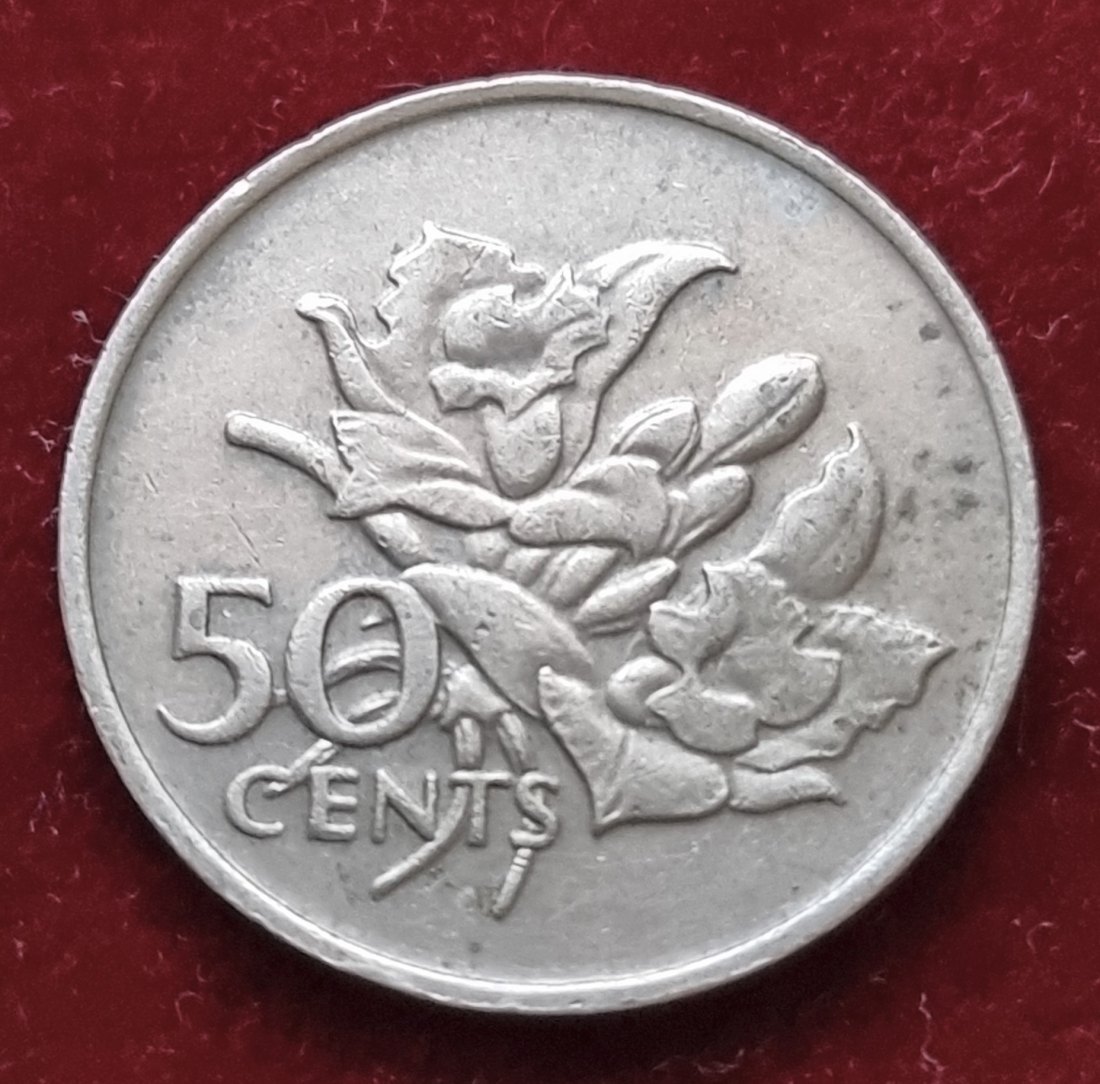 10400(30) 50 Cents (Seychellen) 1977 in .................................... von Berlin_coins