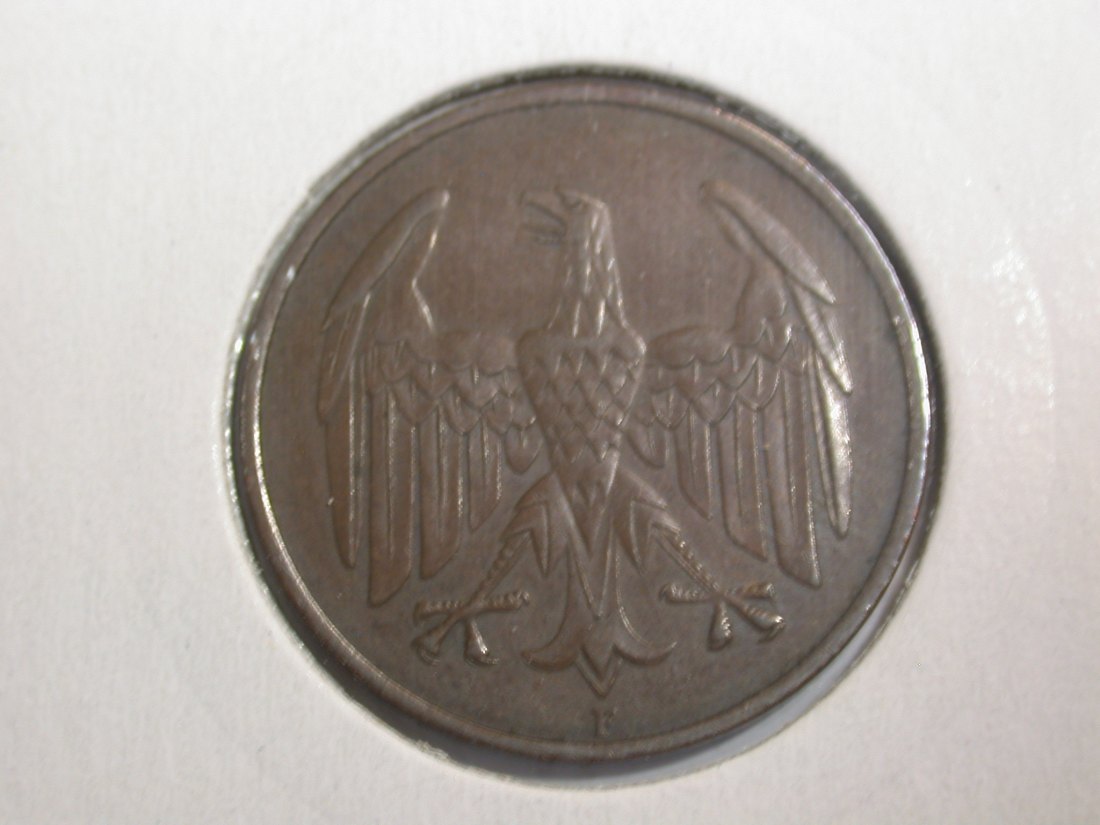  F-02  Weimar Brünnig-Taler   4 Pfennig  1932 F in vz+  Originalbilder   