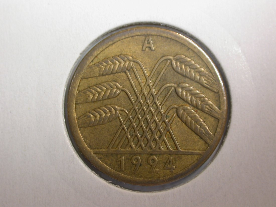  F-02  Weimar  50 Pfennig  1924 A in vz+/vz-st    Originalbilder   